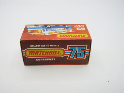 Matchbox Superfast 65B Airport Coach White Body Lufthansa Silver Base