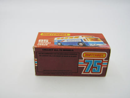 Matchbox Superfast 65B Airport Coach White Body Lufthansa Silver Base
