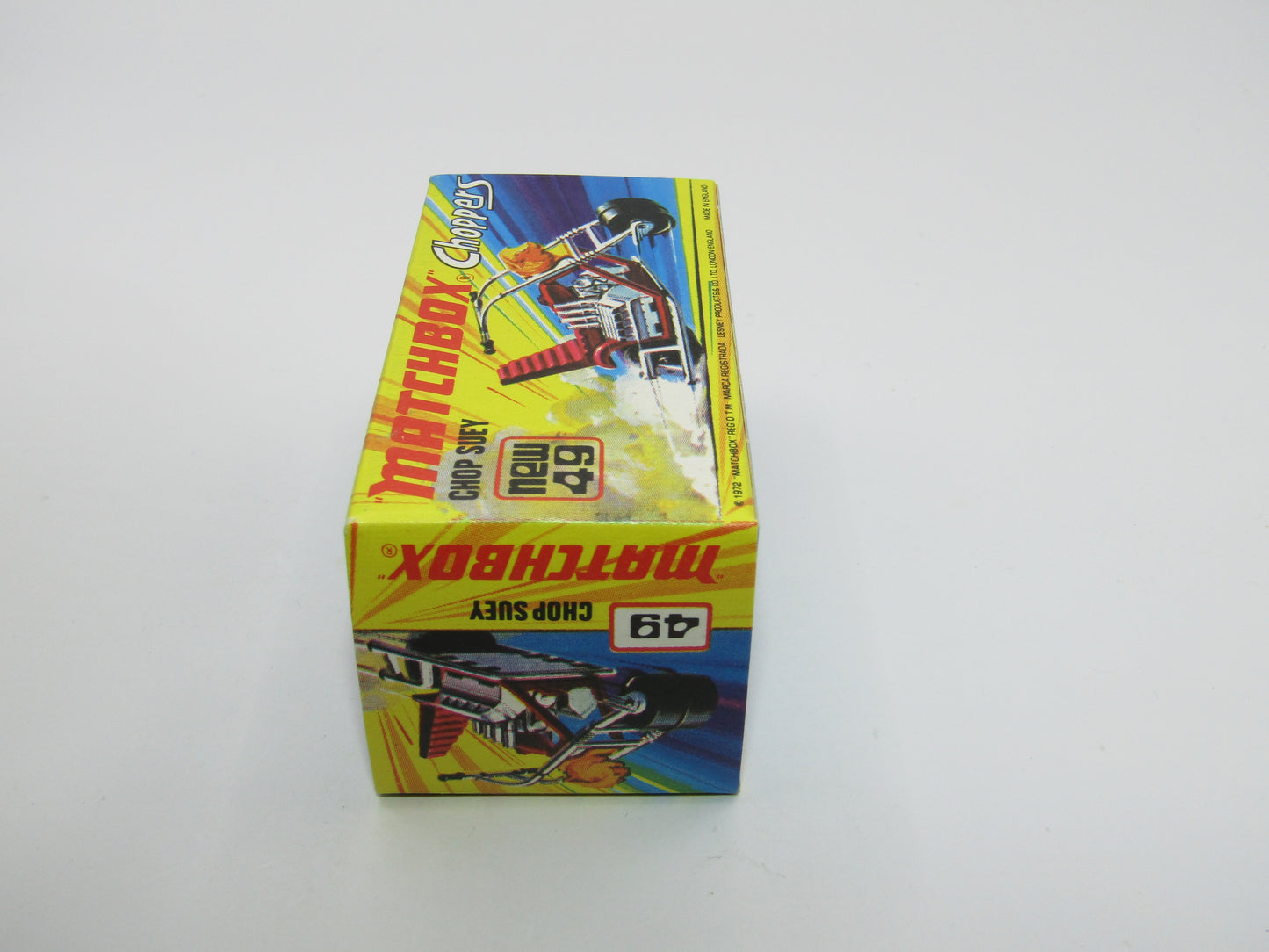 Matchbox Superfast 49B Chop Suey DARK PURPLE Maroon Handlebars