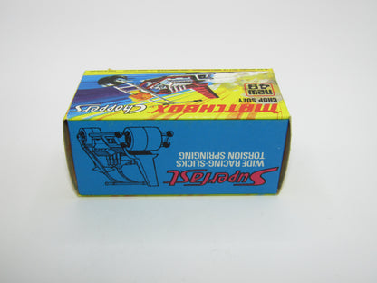 Matchbox Superfast 49B Chop Suey DARK PURPLE Maroon Handlebars
