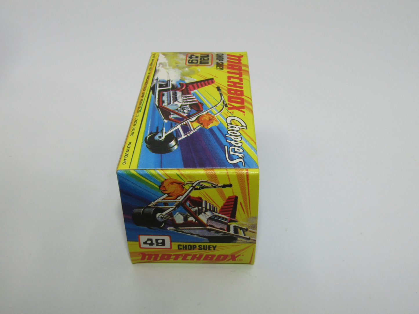 Matchbox Superfast 49B Chop Suey DARK PURPLE Maroon Handlebars