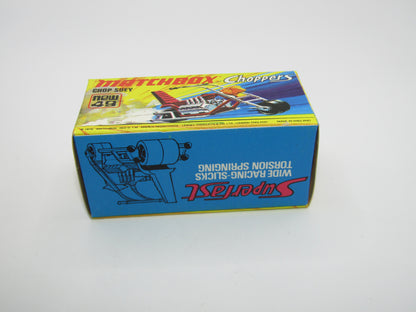 Matchbox Superfast 49B Chop Suey DARK PURPLE Maroon Handlebars