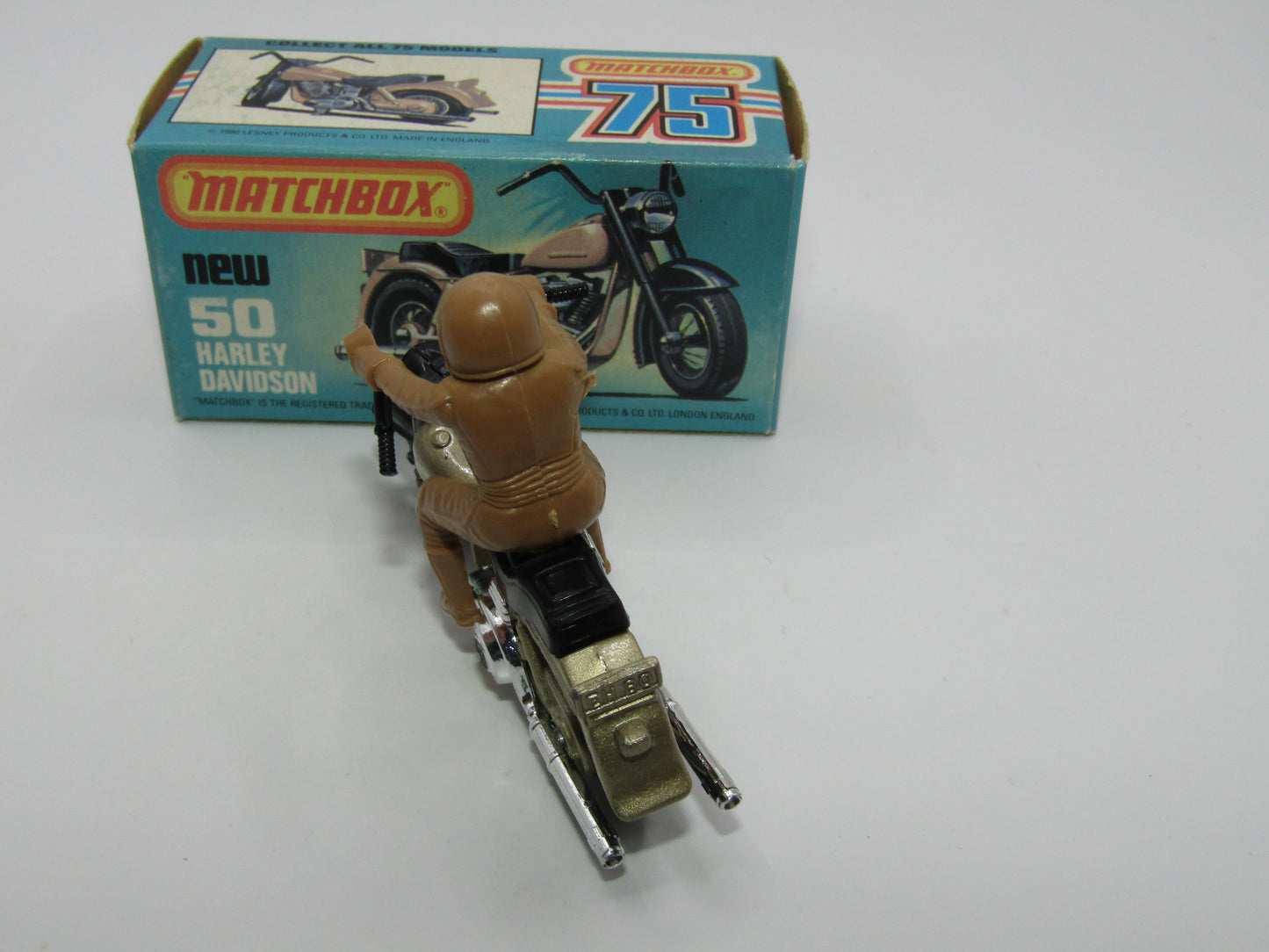 Matchbox Superfast 50C Harley Davidson CHAMPAGNE Gold