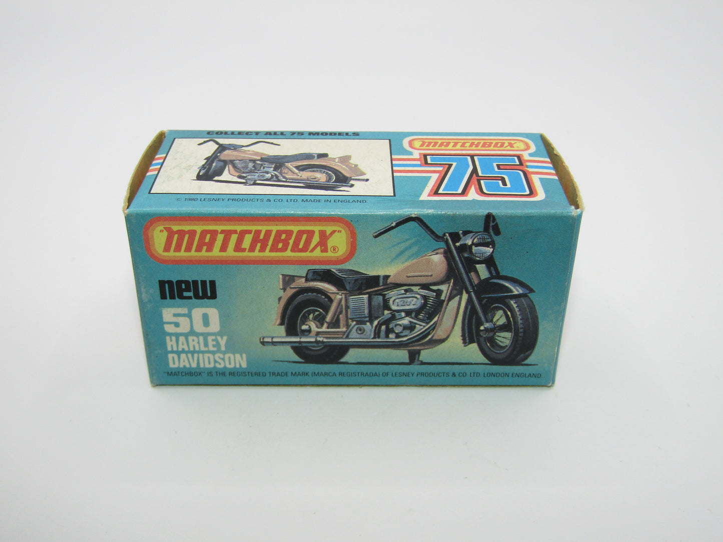 Matchbox Superfast 50C Harley Davidson CHAMPAGNE Gold