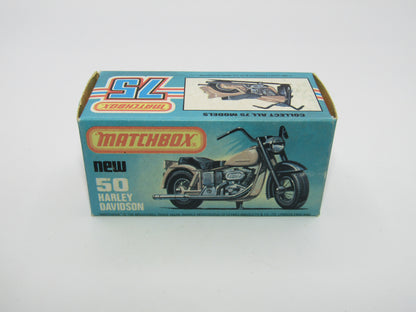 Matchbox Superfast 50C Harley Davidson CHAMPAGNE Gold