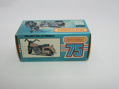 Matchbox Superfast 50C Harley Davidson CHAMPAGNE Gold