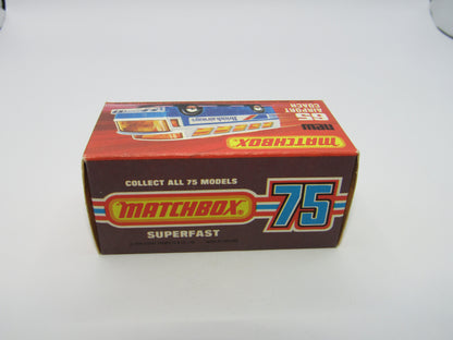 Matchbox Superfast 65B Airport Coach SOLID BLUE British to REAR