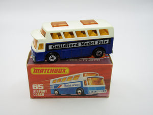 Matchbox Superfast 65B Airport Coach Guildford Model Fair Code 3