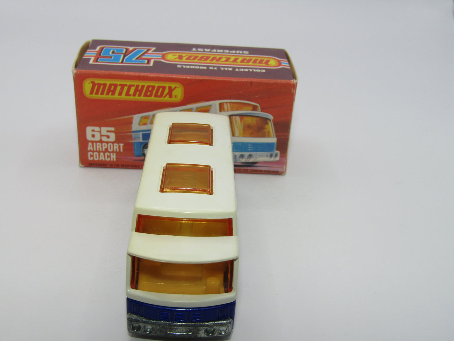 Matchbox Superfast 65B Airport Coach Guildford Model Fair Code 3