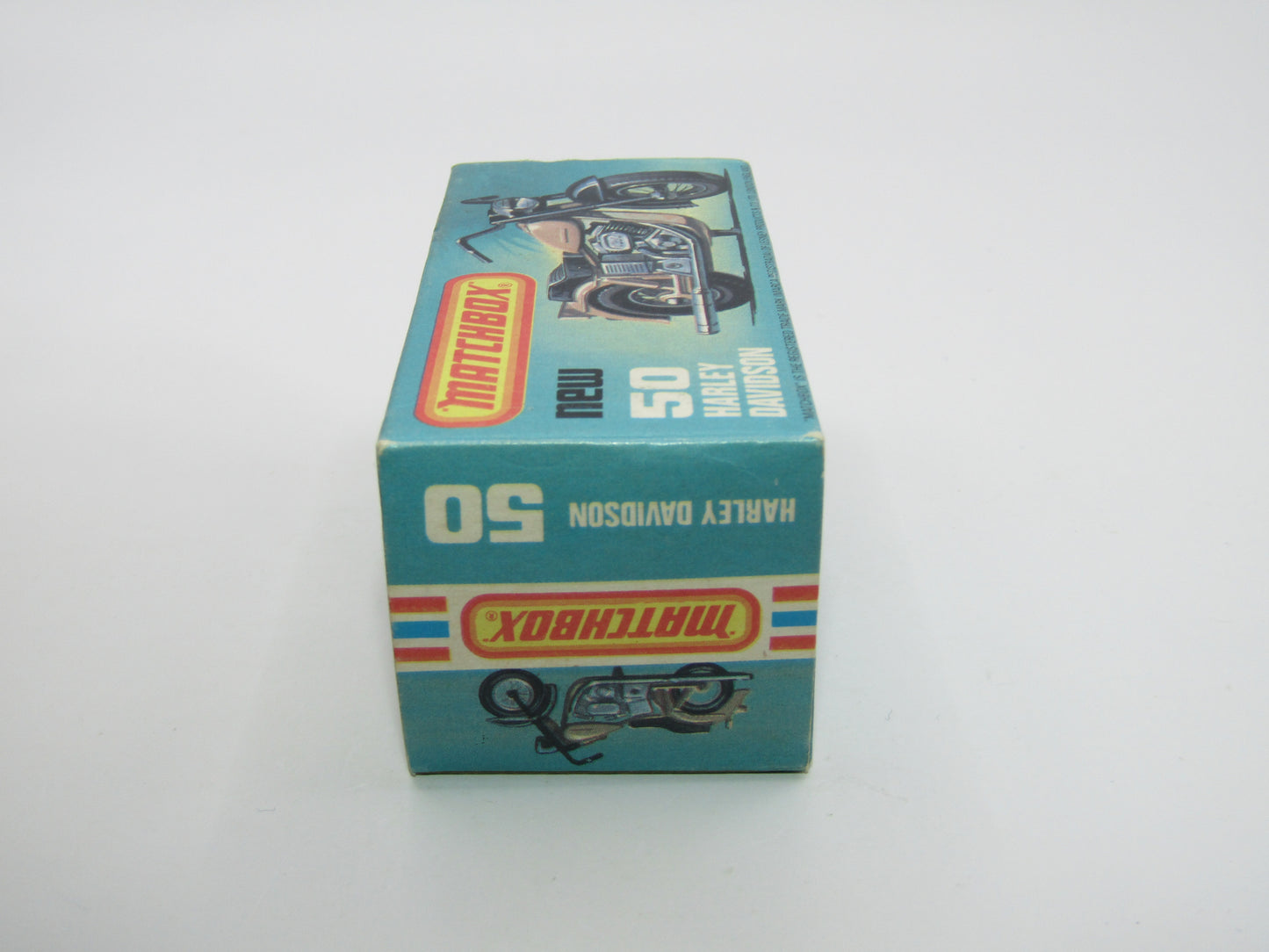 Matchbox Superfast 50C Harley Davidson Copper with Rider
