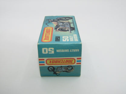 Matchbox Superfast 50C Harley Davidson Copper with Rider