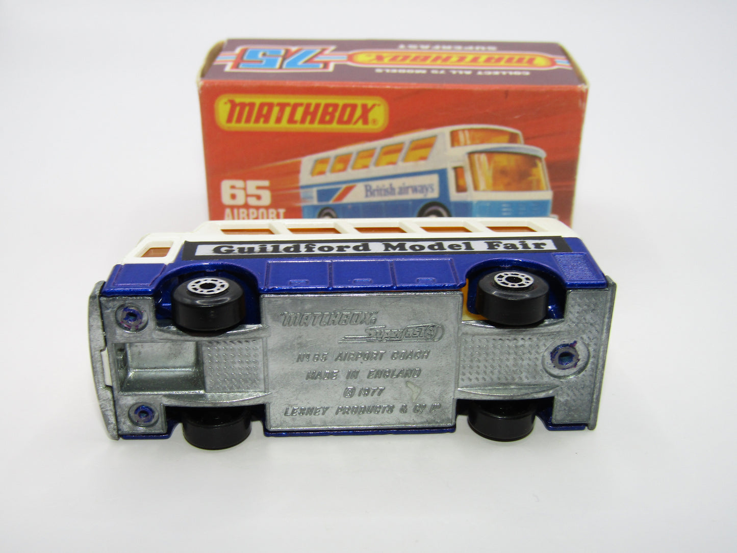 Matchbox Superfast 65B Airport Coach Guildford Model Fair Code 3