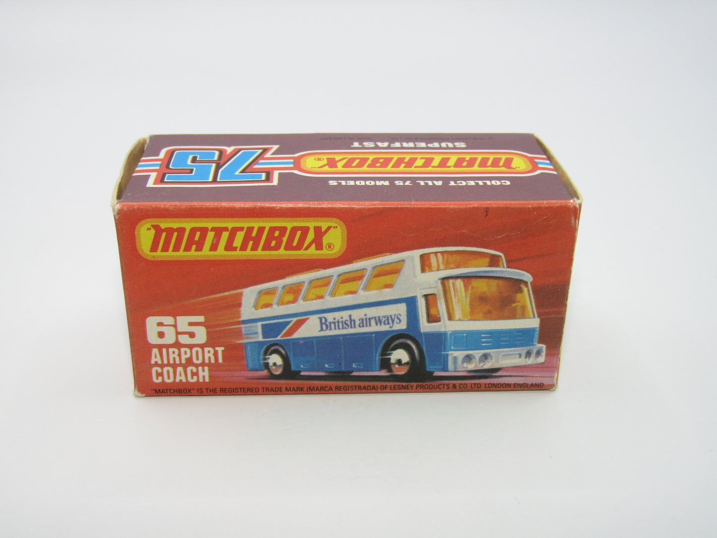 Matchbox Superfast 65B Airport Coach Guildford Model Fair Code 3