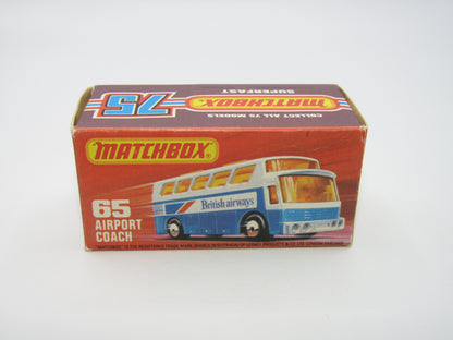 Matchbox Superfast 65B Airport Coach Guildford Model Fair Code 3