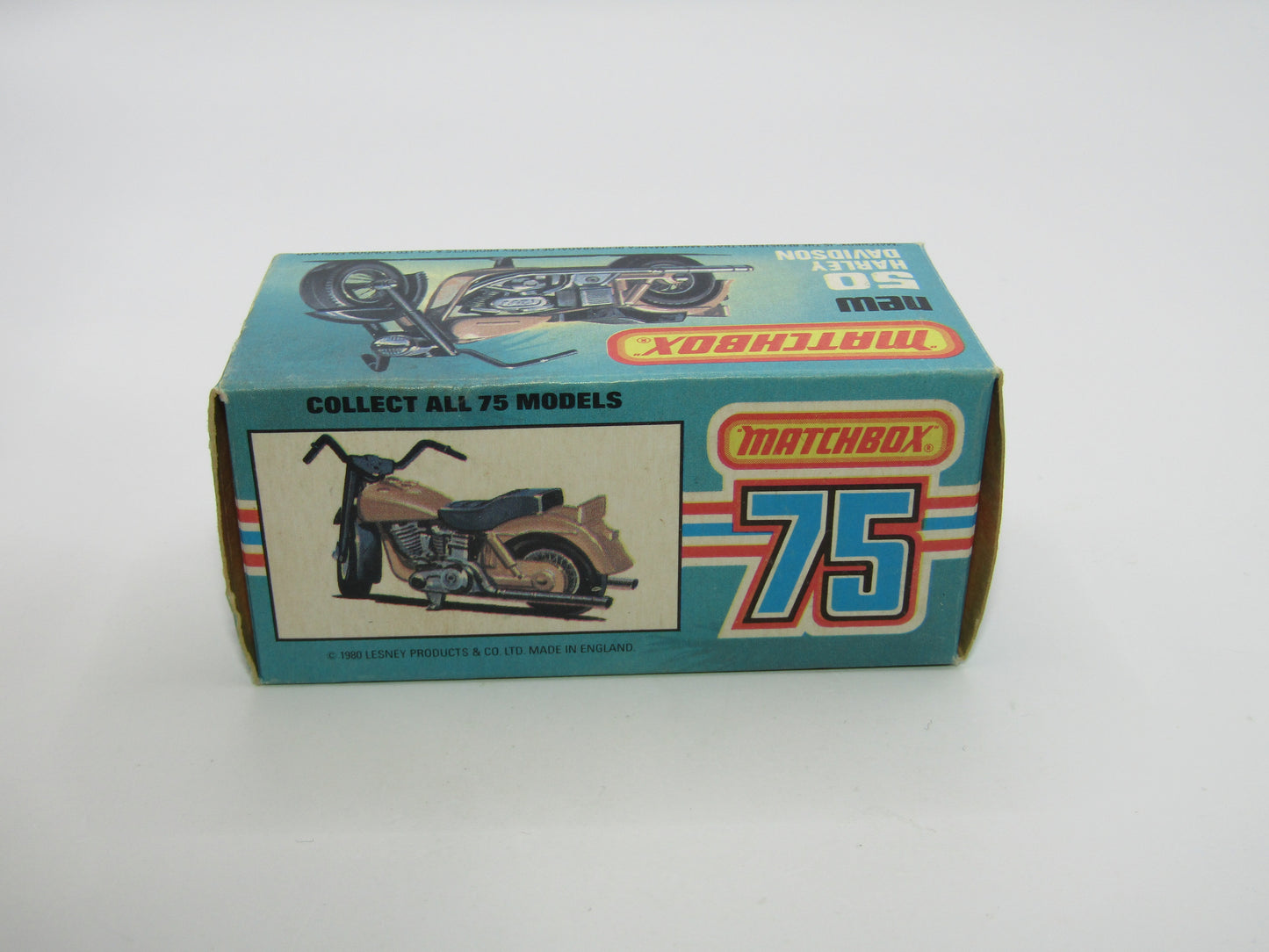 Matchbox Superfast 50C Harley Davidson Copper with Rider