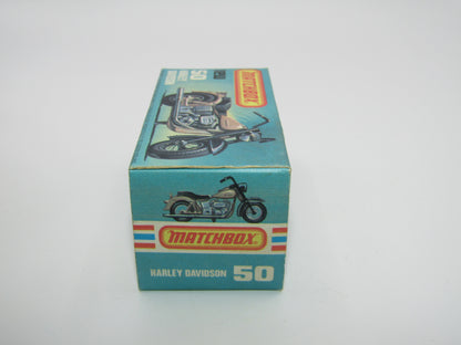 Matchbox Superfast 50C Harley Davidson Copper with Rider