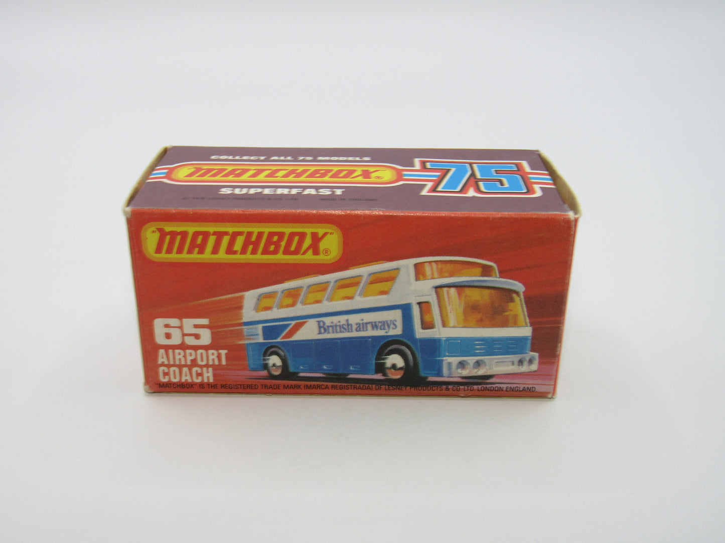 Matchbox Superfast 65B Airport Coach Guildford Model Fair Code 3