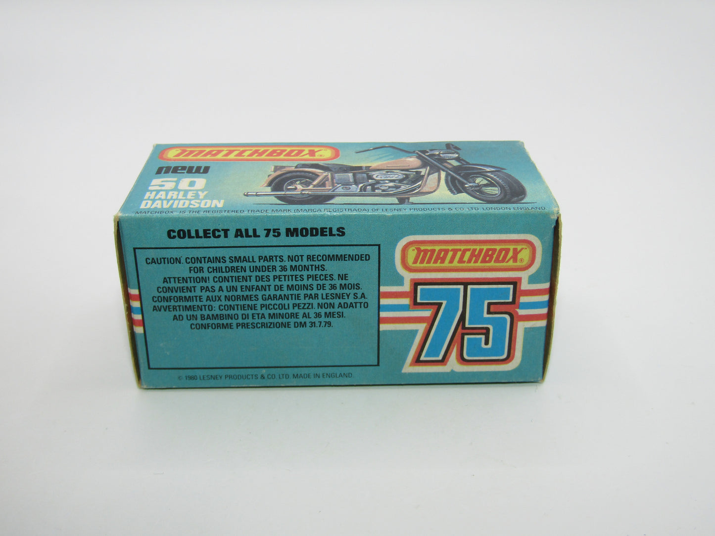 Matchbox Superfast 50C Harley Davidson Copper with Rider