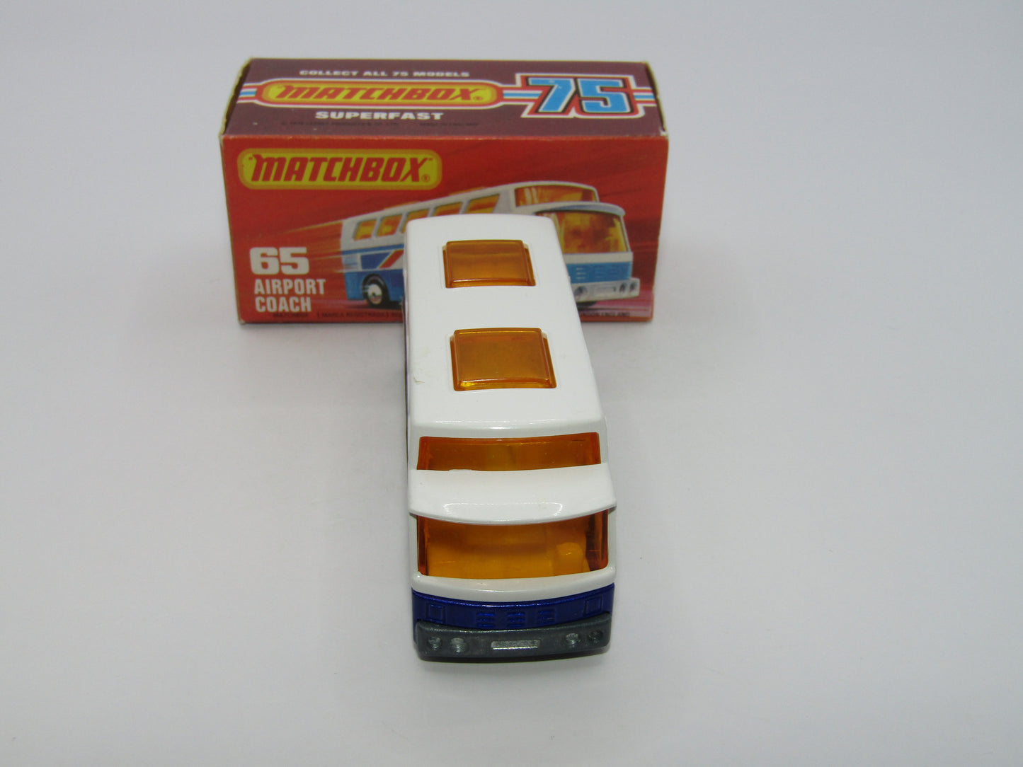 Matchbox Superfast 65B Airport Coach TWA World Airways