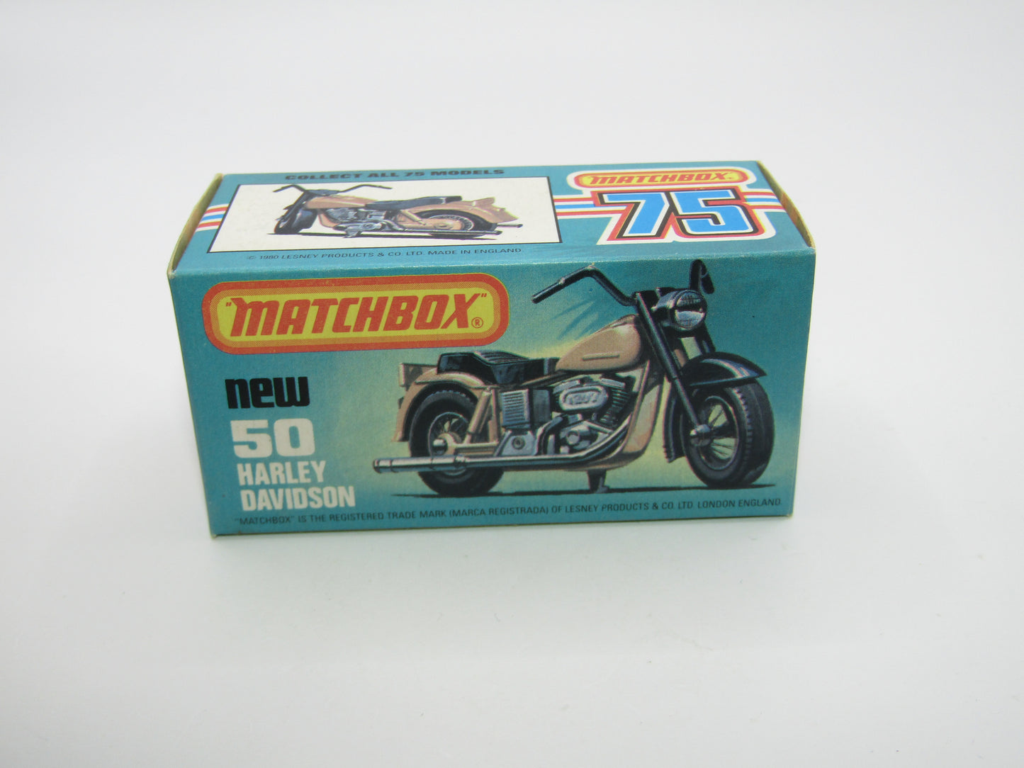Matchbox Superfast 50C Harley Davidson Bronze with Rider