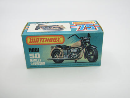 Matchbox Superfast 50C Harley Davidson Bronze with Rider