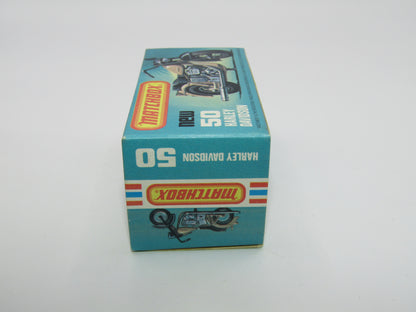 Matchbox Superfast 50C Harley Davidson Bronze with Rider