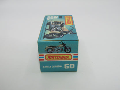Matchbox Superfast 50C Harley Davidson Bronze with Rider