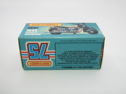 Matchbox Superfast 50C Harley Davidson Bronze with Rider