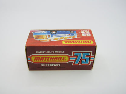 Matchbox Superfast 65B Airport Coach TWA World Airways