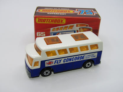Matchbox Superfast 65B Airport Coach Fly Concorde London New York