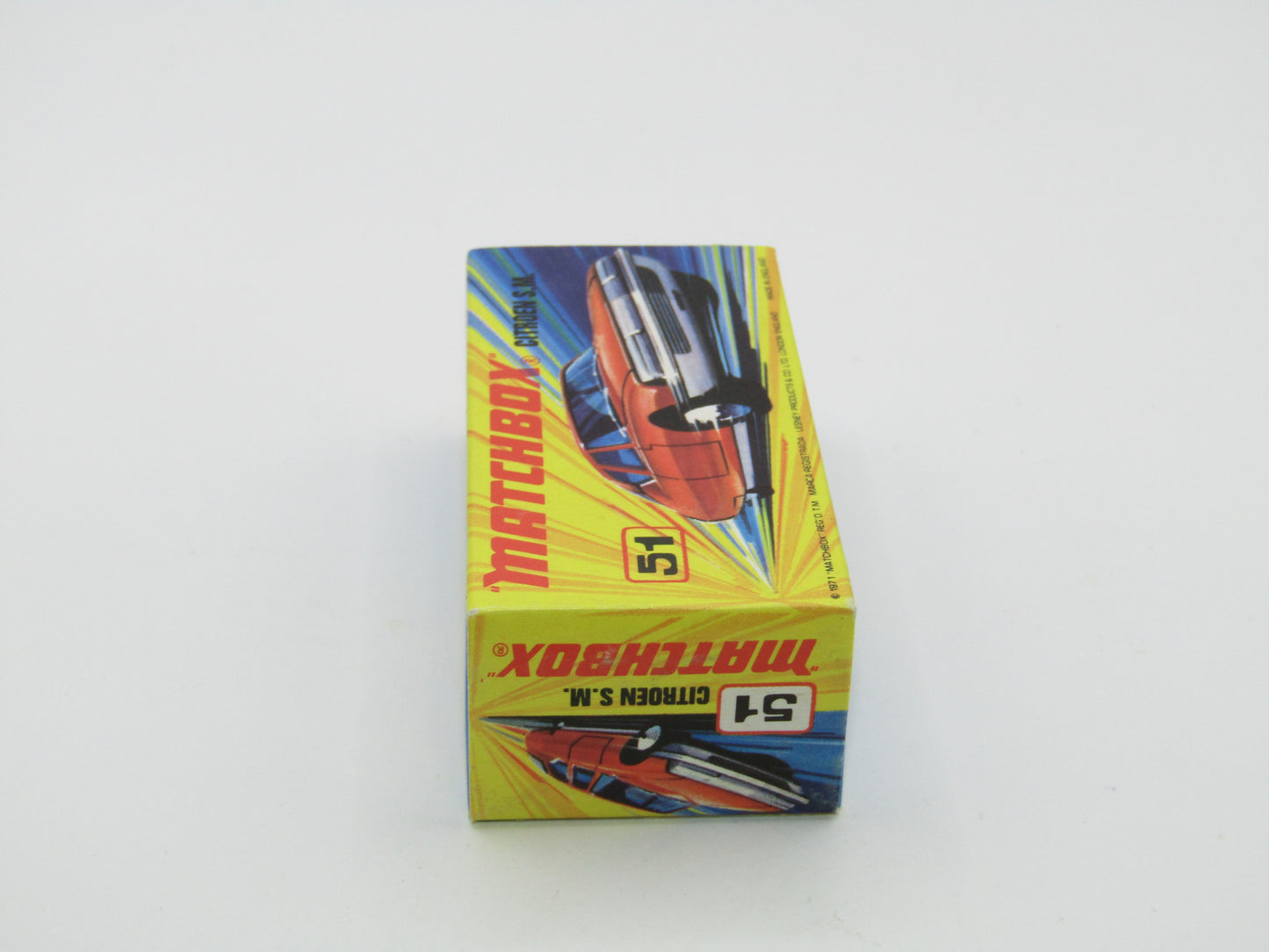 Matchbox Superfast 51B Citroen SM Bronze DARK ORANGE Interior