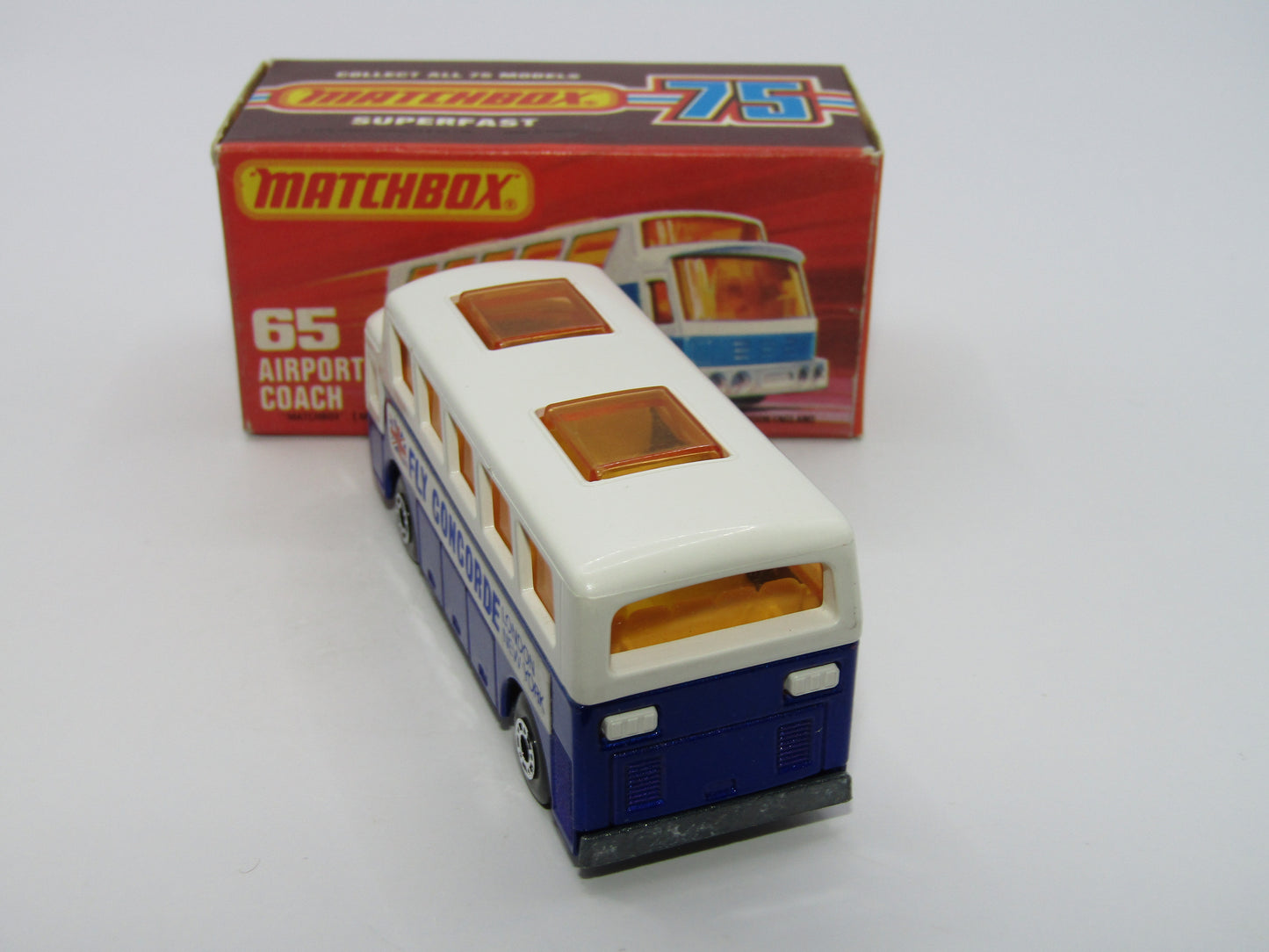 Matchbox Superfast 65B Airport Coach Fly Concorde London New York