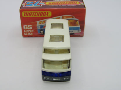 Matchbox Superfast 65B Airport Coach British Airways CLEAR Windows