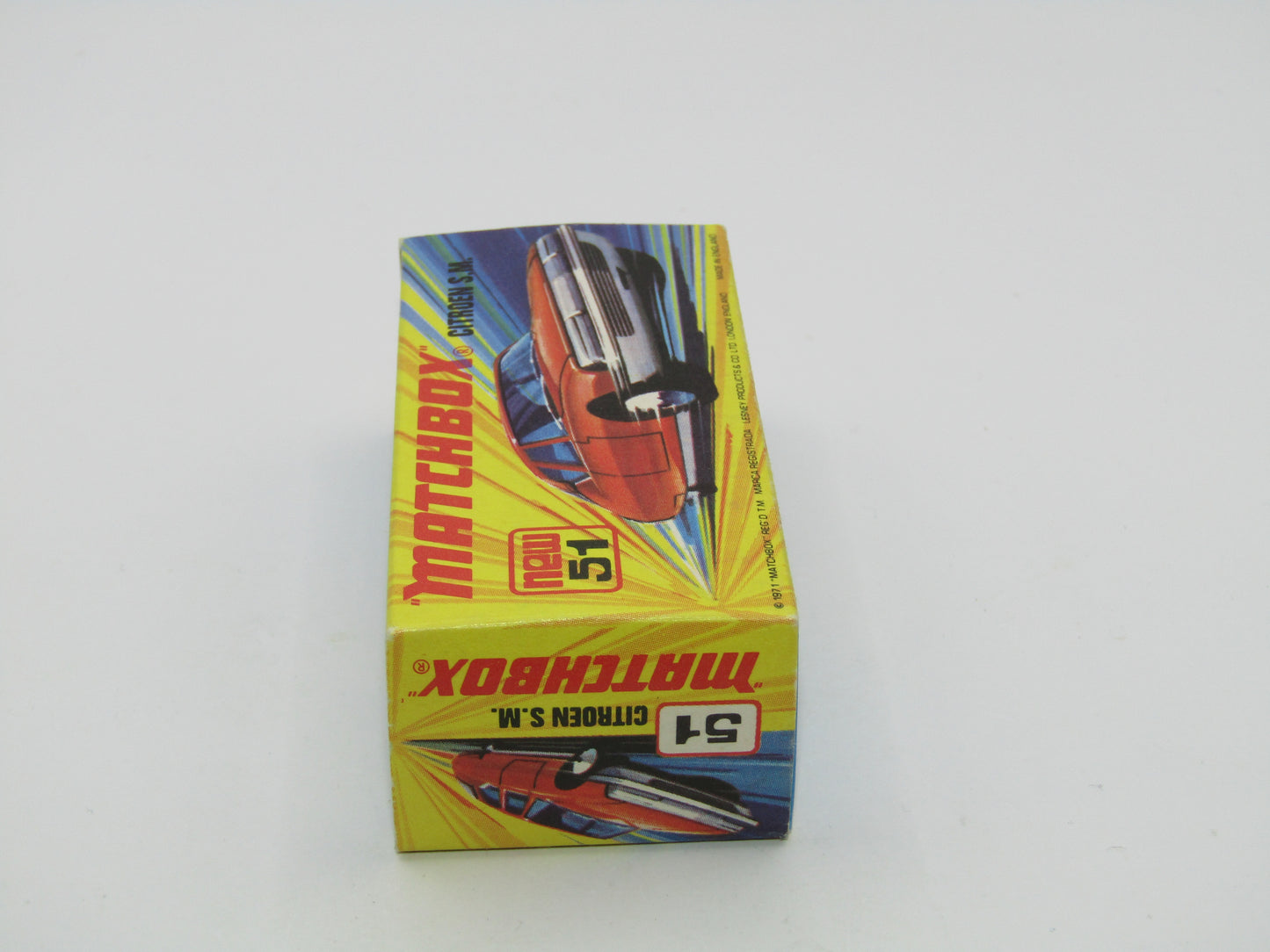 Matchbox Superfast 51B Citroen SM Light Bronze SILVER BASE
