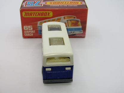 Matchbox Superfast 65B Airport Coach British Airways CLEAR Windows