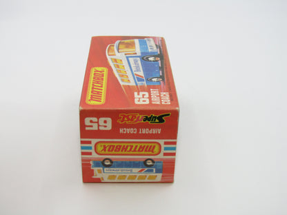 Matchbox Superfast 65B Airport Coach British Airways CLEAR Windows