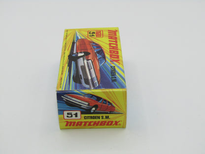 Matchbox Superfast 51B Citroen SM Dark Bronze LEMON Interior