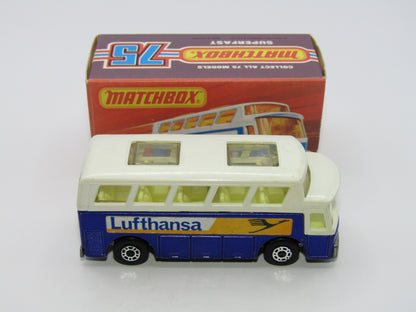 Matchbox Superfast 65B Airport Coach Lufthansa CLEAR Windows