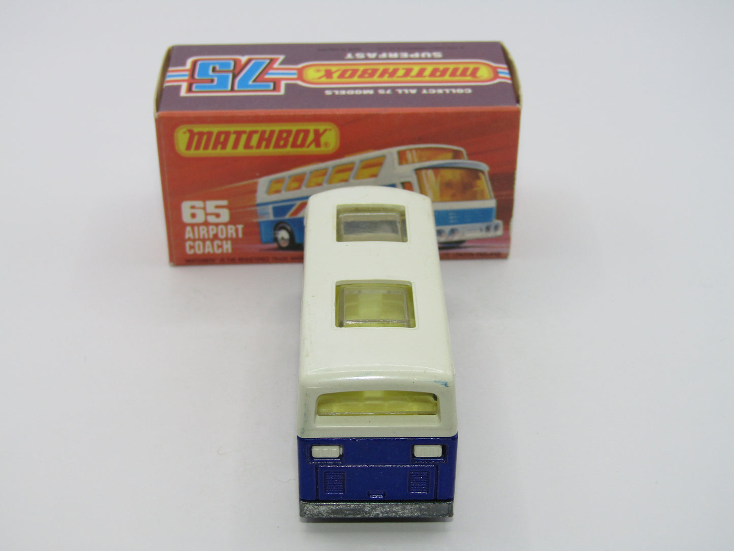 Matchbox Superfast 65B Airport Coach Lufthansa CLEAR Windows