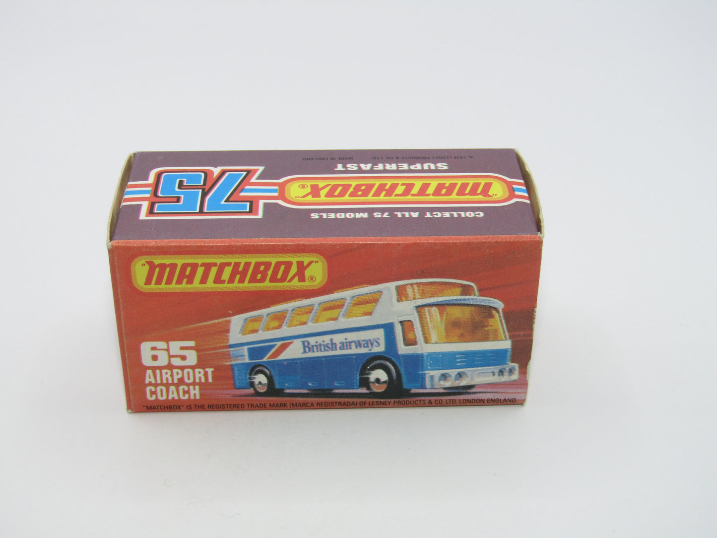 Matchbox Superfast 65B Airport Coach Lufthansa CLEAR Windows