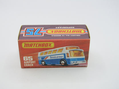Matchbox Superfast 65B Airport Coach Lufthansa CLEAR Windows