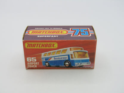 Matchbox Superfast 65B Airport Coach Lufthansa CLEAR Windows