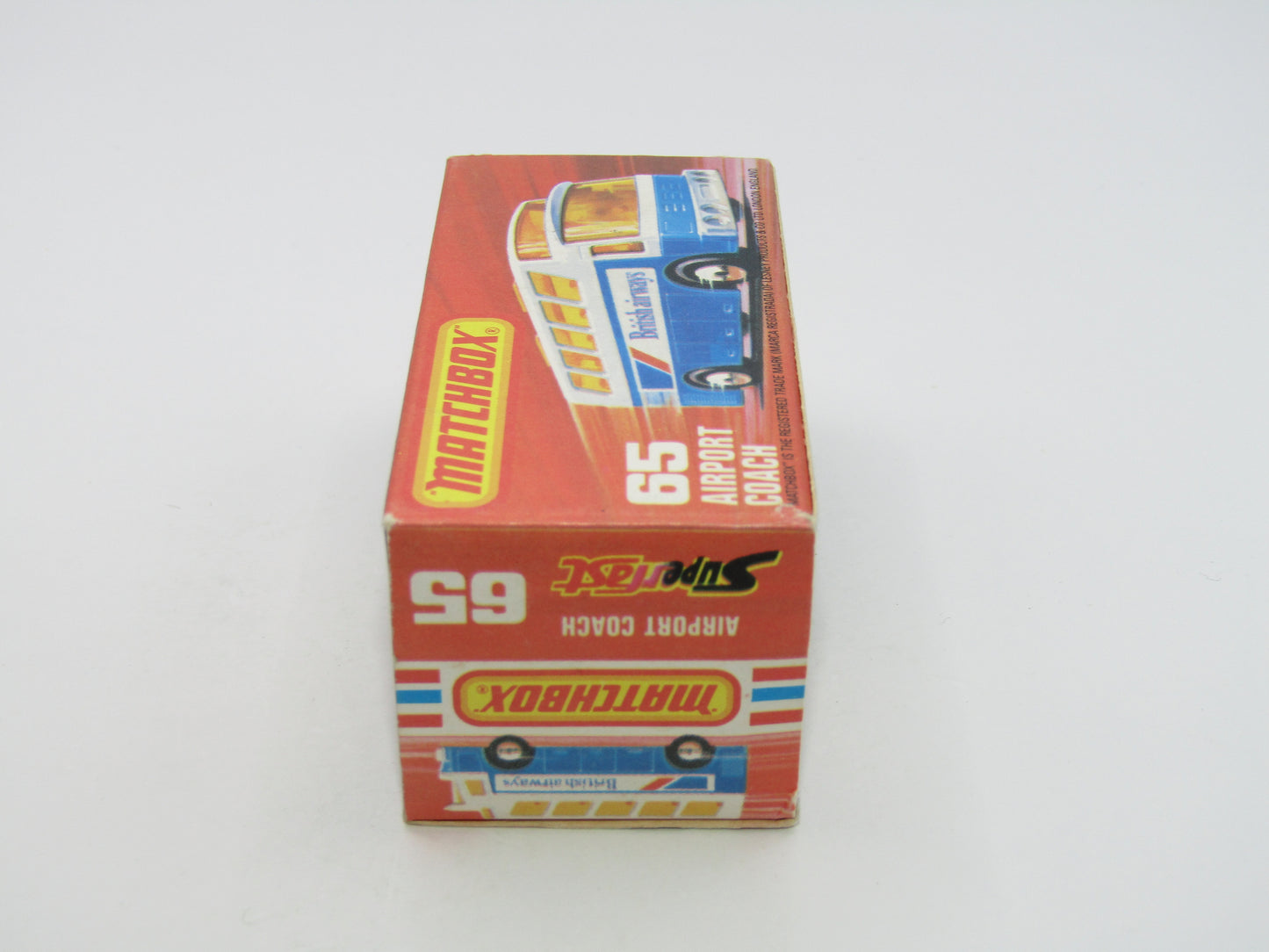 Matchbox Superfast 65B Airport Coach Lufthansa CLEAR Windows