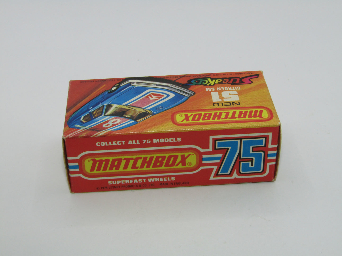 Matchbox Superfast 51B Citroen SM NO STREAKERS TAMPO Beige Interior