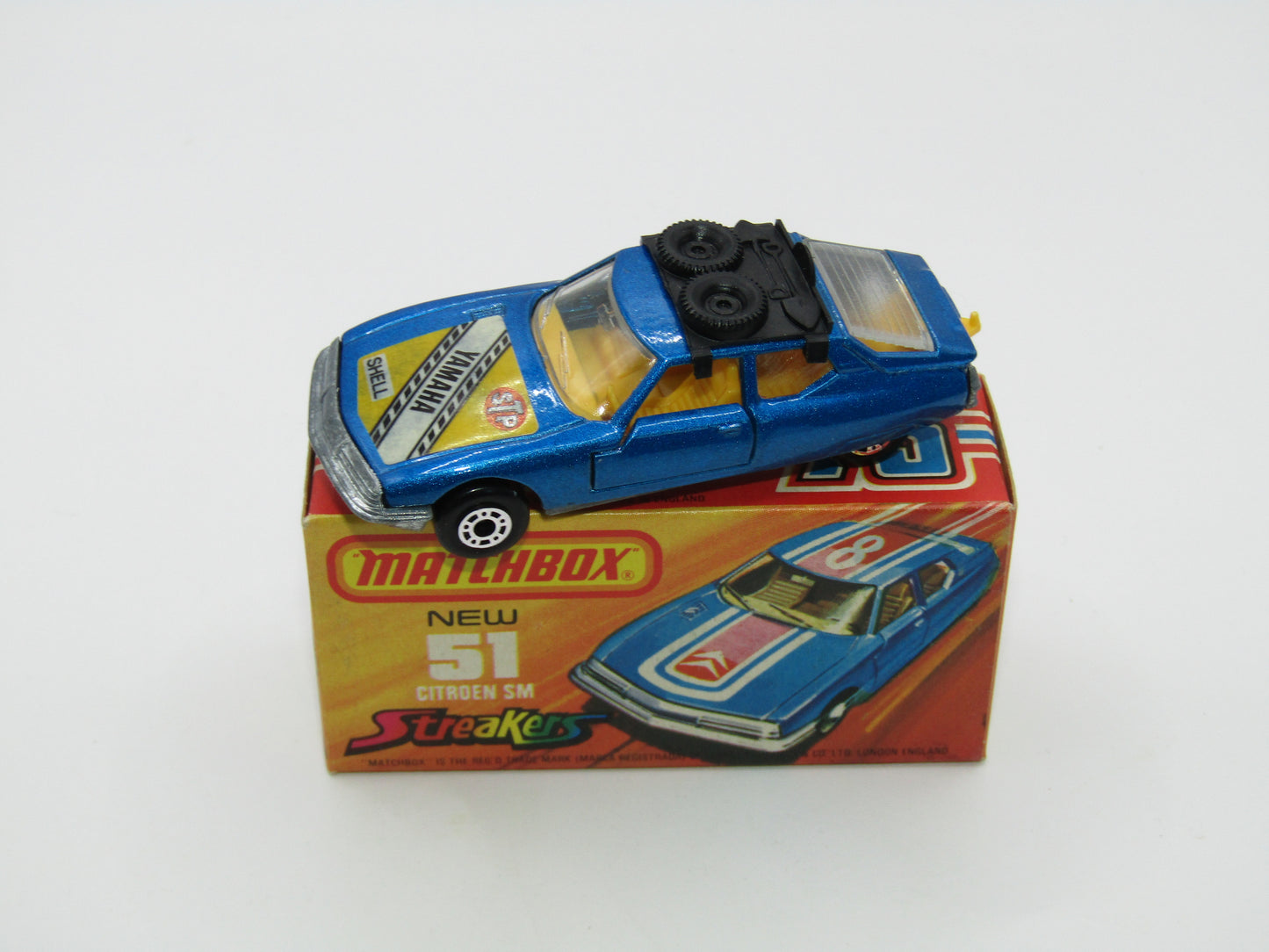 Matchbox Superfast 51B Citroen SM TP Issue VERY DARK Metallic Blue