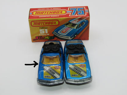 Matchbox Superfast 51B Citroen SM TP Issue VERY DARK Metallic Blue