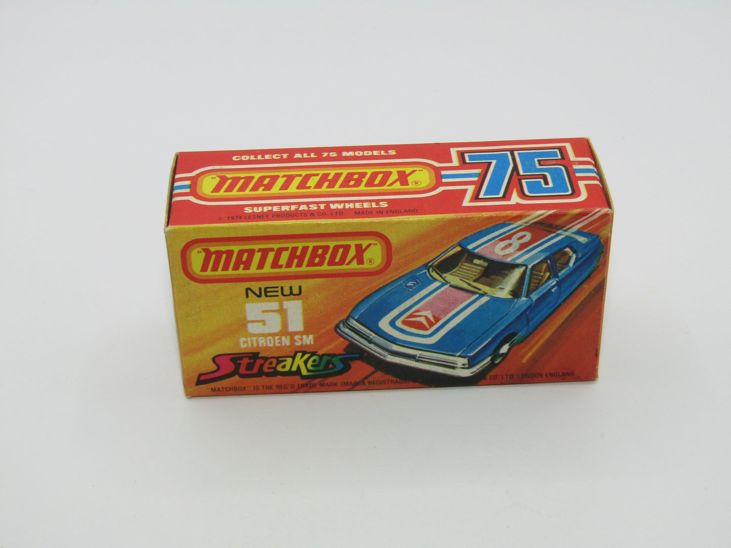 Matchbox Superfast 51B Citroen SM TP Issue VERY DARK Metallic Blue