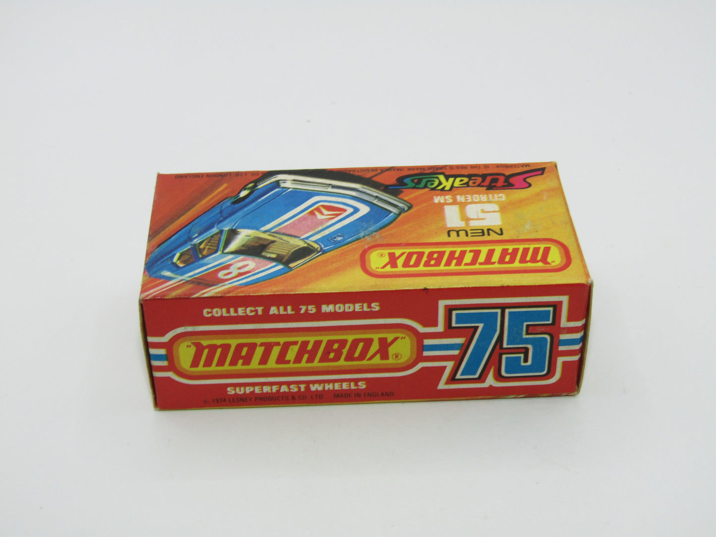 Matchbox Superfast 51B Citroen SM TP Issue VERY DARK Metallic Blue