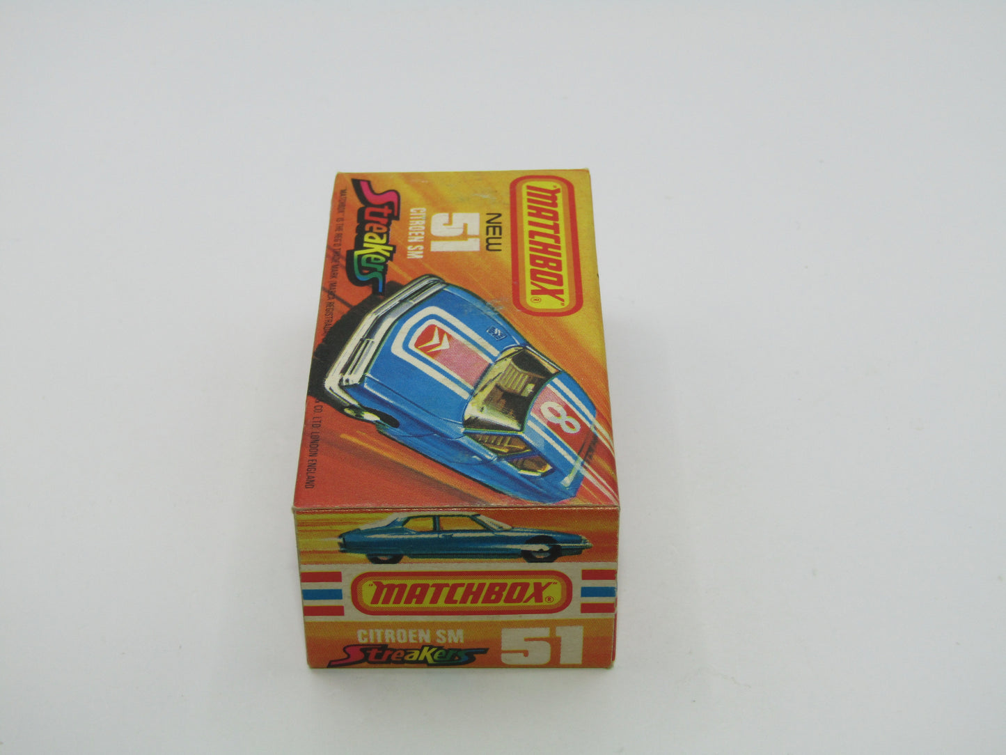 Matchbox Superfast 51B Citroen SM TP Issue VERY DARK Metallic Blue