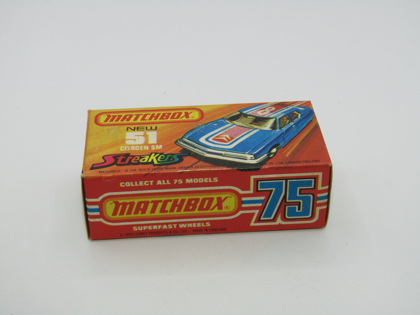 Matchbox Superfast 51B Citroen SM TP Issue VERY DARK Metallic Blue